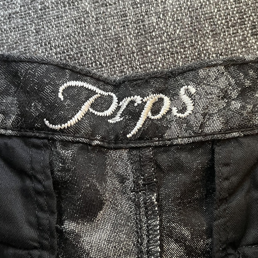 Prps Pants Mens 36x31 Black Camo Cargo Denim E109P14 Garment Dyed Streetwear - Picture 11 of 16